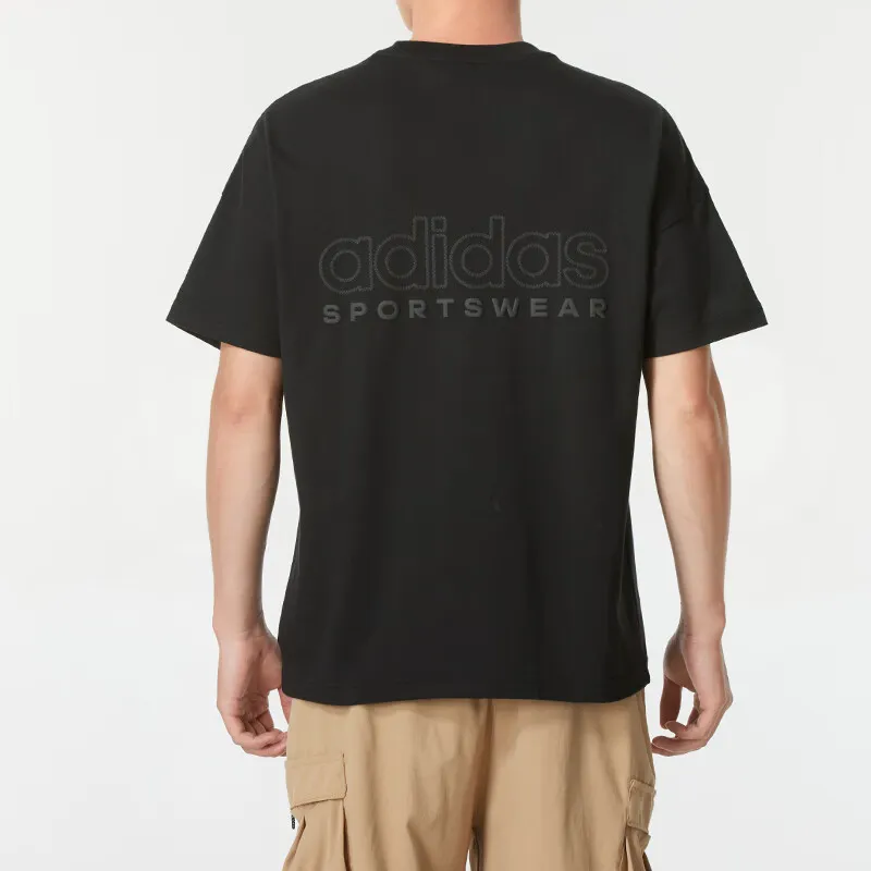 Adidas T Shirts Men Black-2