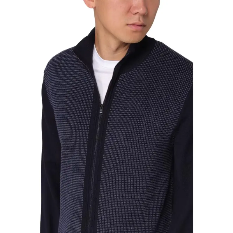 HUGO BOSS Zip Up Knitted Cardigan-4