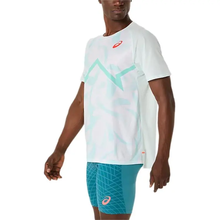Asics SS25 T Shirt Men's Sea Blue-2