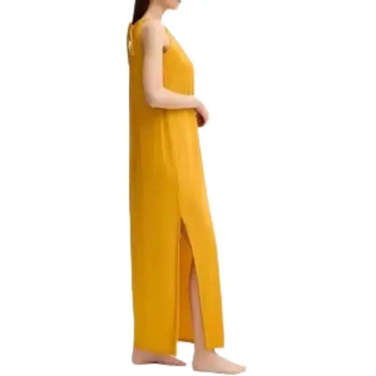 MaxMara Sleeveless Dress Women's Yellow-3