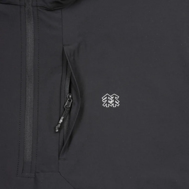 KOLON SPORT Woven Hybrid Sweatshirt Men's Black-2