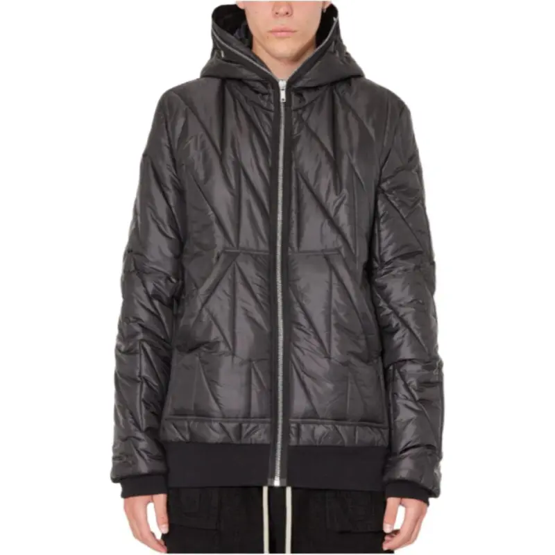 RICK OWENS Gimp Quilted Hooded Jacket-3