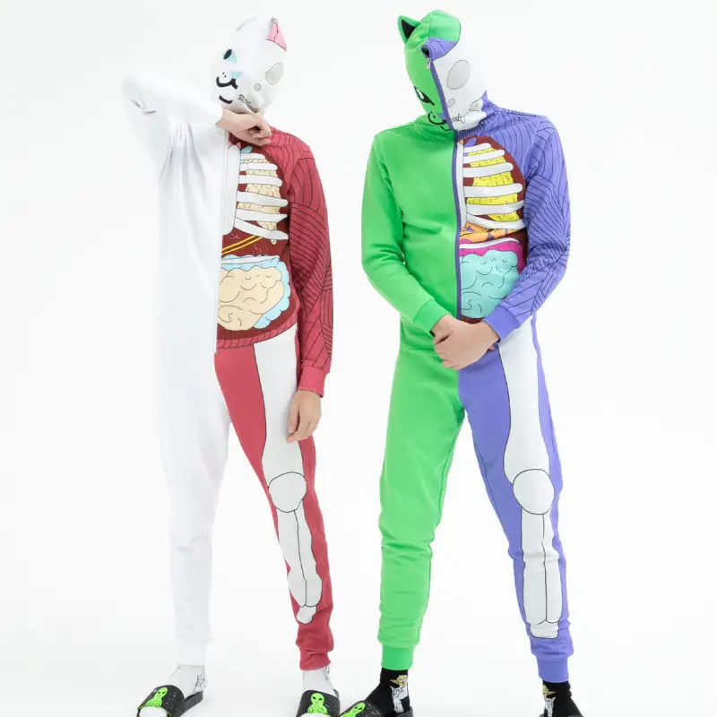 RIPNDIP Jumpsuits Unisex White-1
