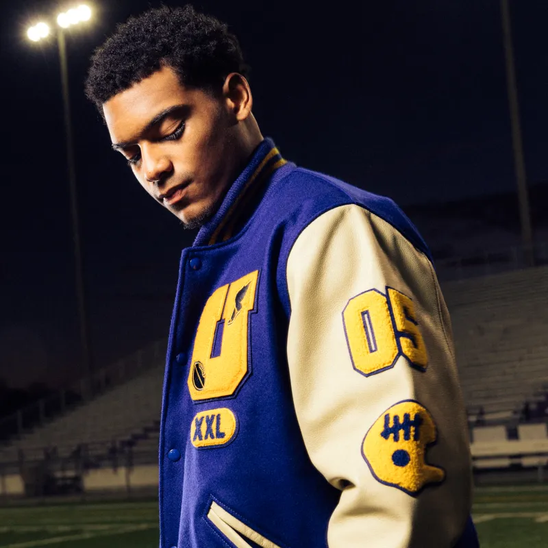 UNDEFEATED Jacket Unisex Royal Blue Color-3