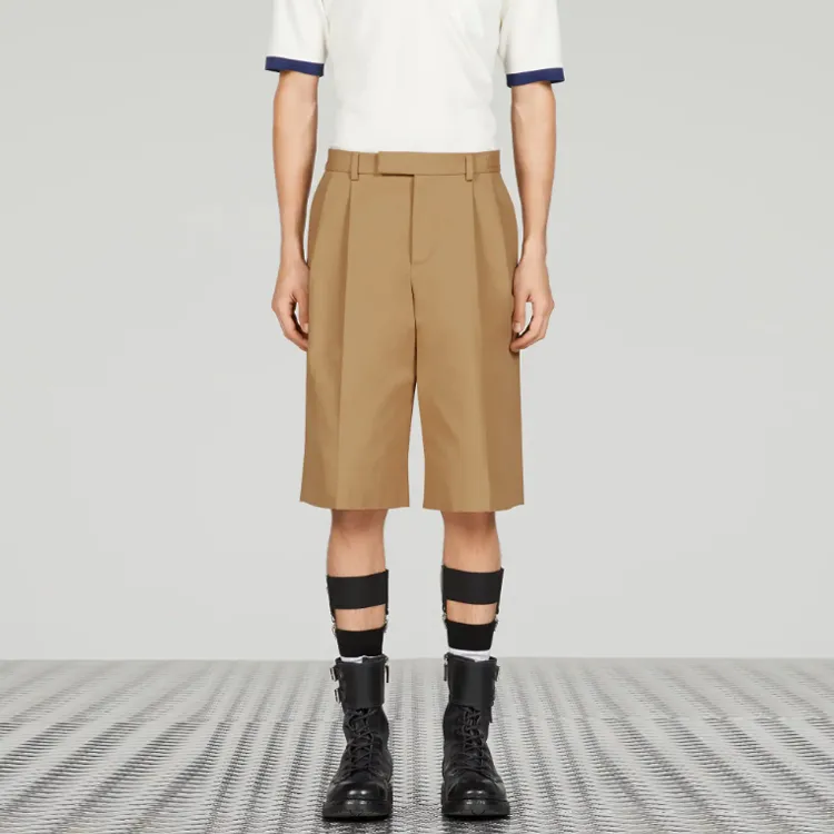 GUCCI Casual Shorts Men Khaki-1