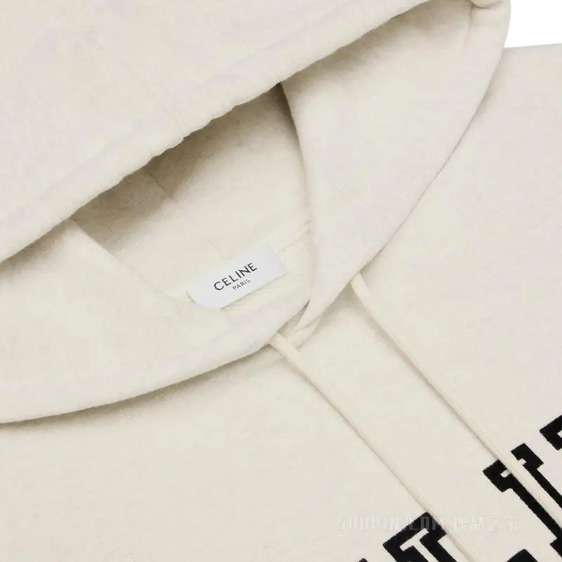 CELINE Loose Hoodie In Cotton Fleece-2