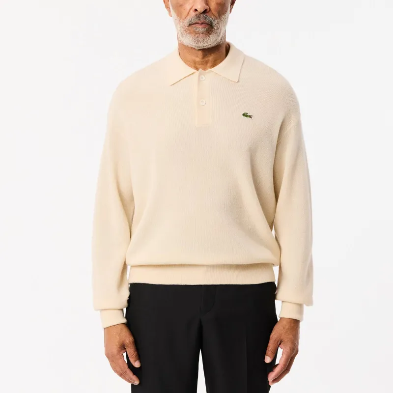 LACOSTE Sweater Men's Natural White-1