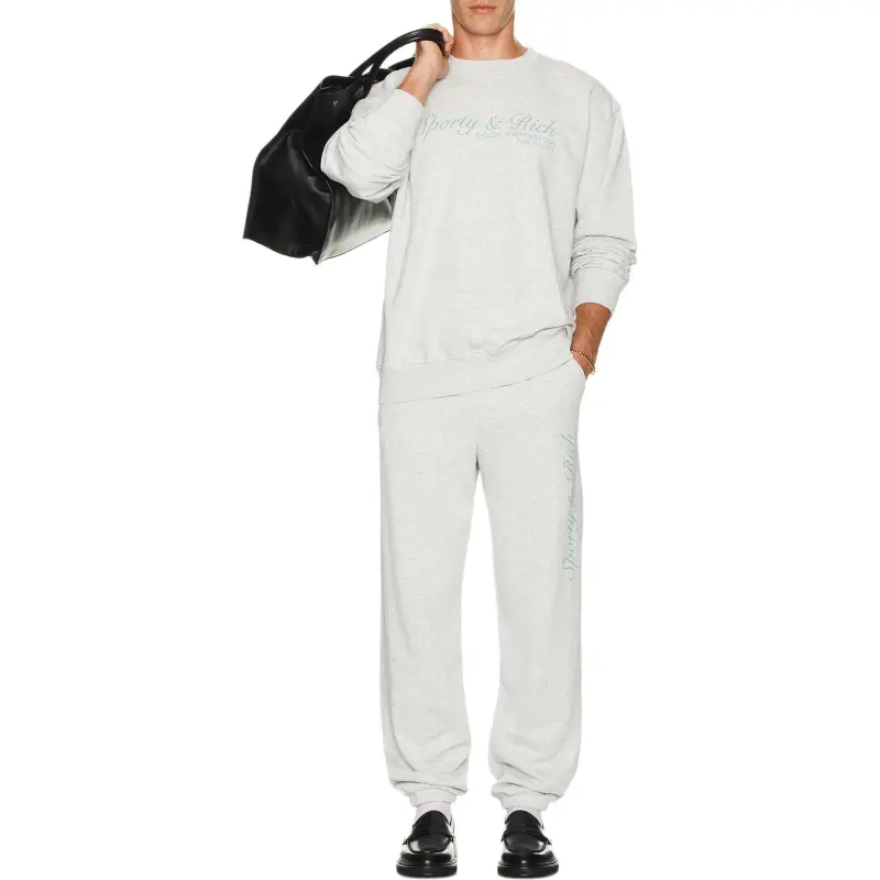 SPORTY & RICH Logo print Track Pants-2