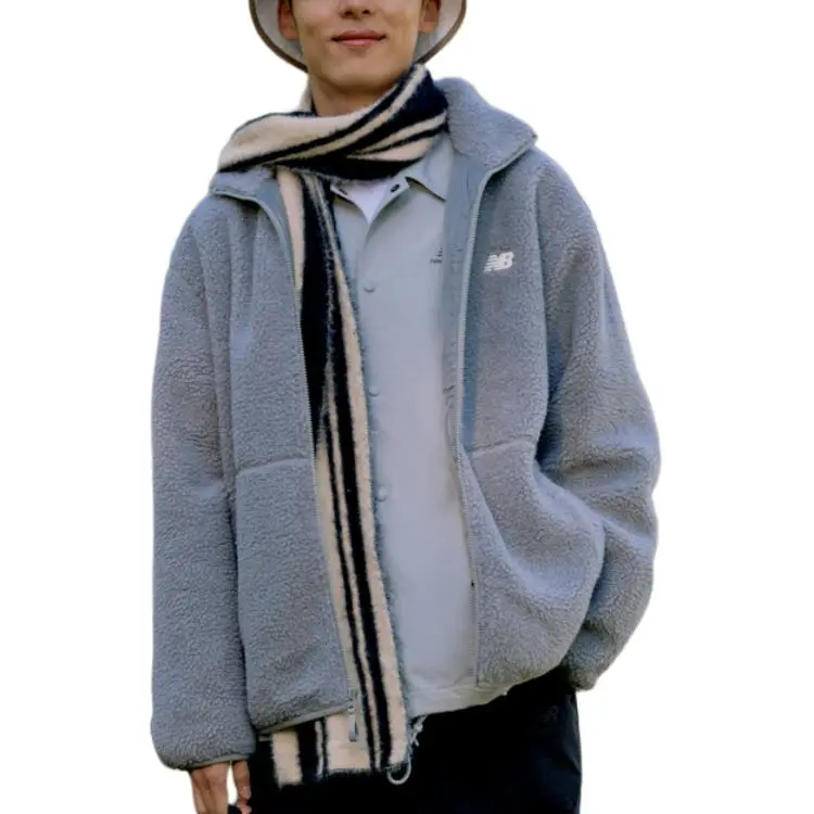 New Balance Velvet feel Coat Men's Gray-4