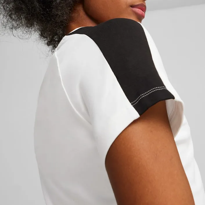 PUMA Raglan Sleeve T Shirt Women's White-4