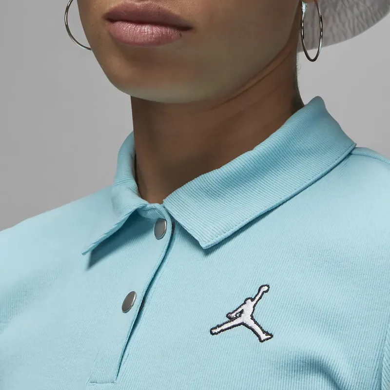 Jordan Polo Shirts Women's Sky Blue-4