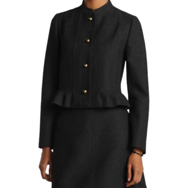 DIOR Button-Up Peplum Detailed Jacket-2
