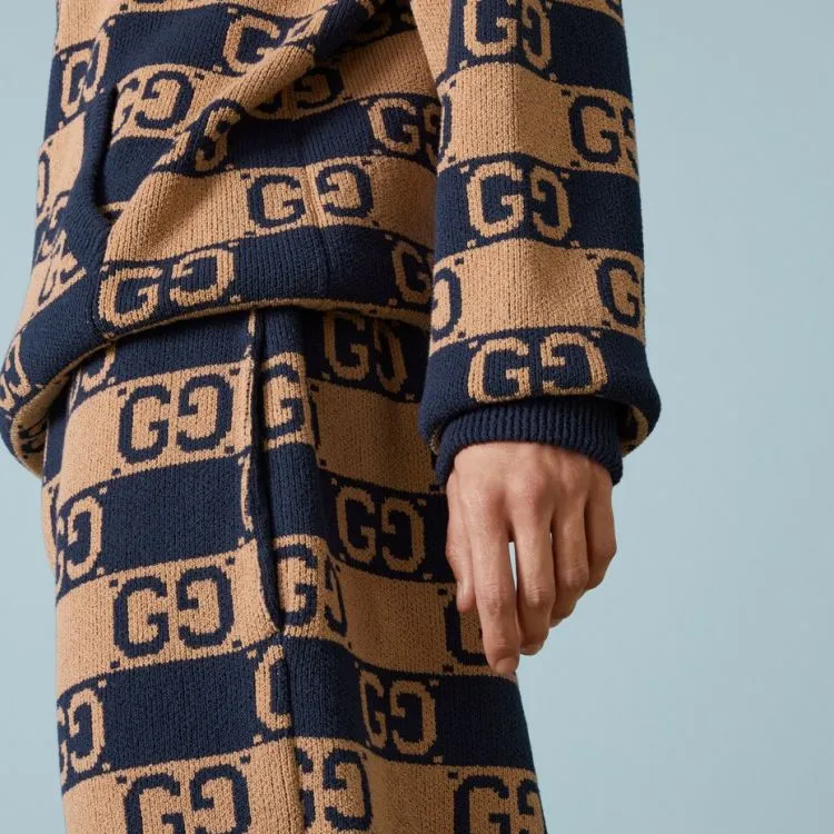 GUCCI Gg Jacquard Shorts-4