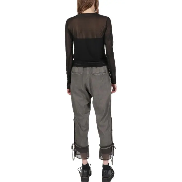 Yohji Yamamoto T Shirt Women's Black-4