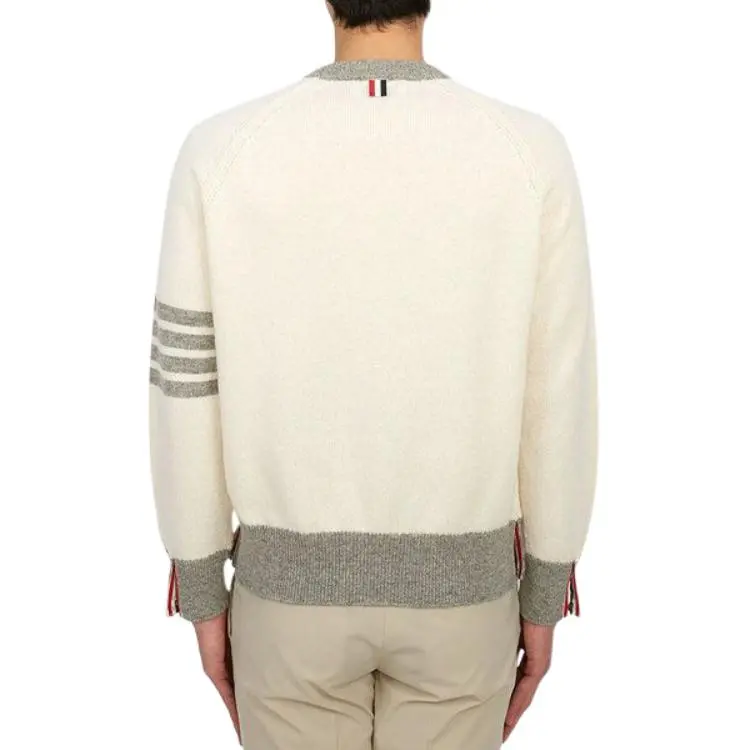 THOM BROWNE Crewneck Knitted Jumper-3