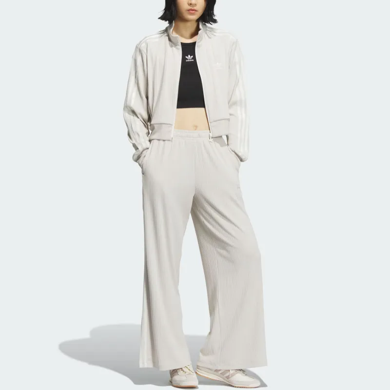 Adidas Originals TRACK PANTS Knitted Sports Pants Women's Clear Brown-1