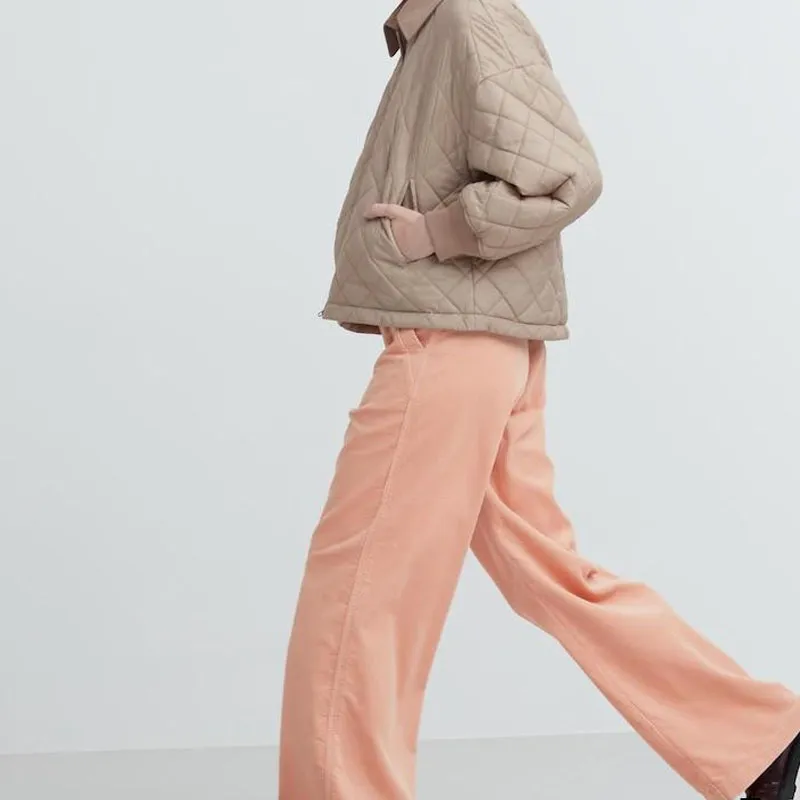 UNIQLO X Clare Waight Keller Co branded Collection Casual Pants Women's Pink-1