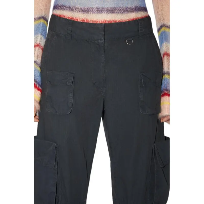 Acne Studios Casual Pants Women's Charcoal Gray-4