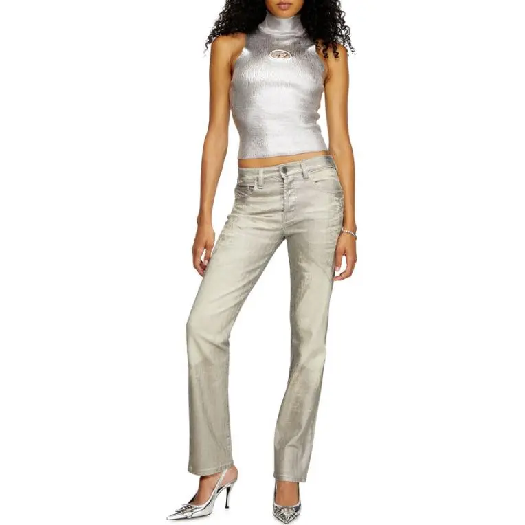 DIESEL M Onervax Metallic Effect Tank Top-2