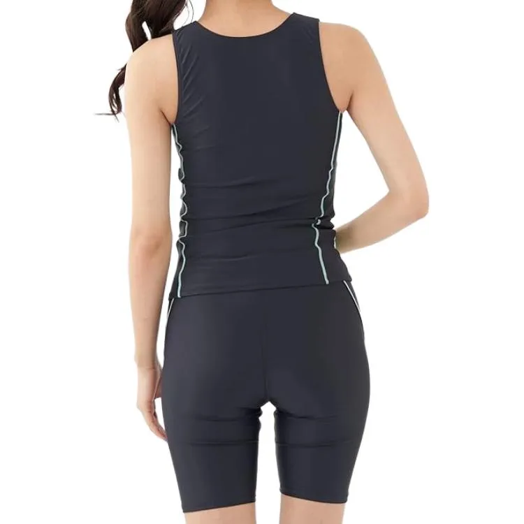 FILA Two Piece Swimsuit Women's Gray Green-1