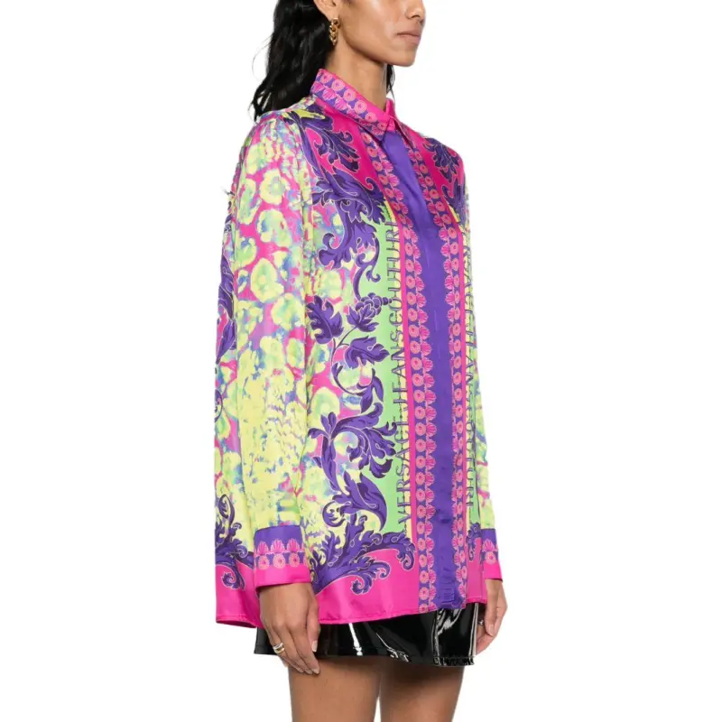 VERSACE JEANS COUTURE Graphic print Long sleeve Shirt-3