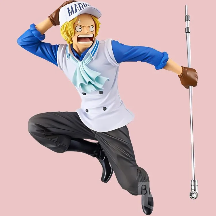 BANPRESTO One Piece Magazine A Piece Of Dream No. 1 Special Sabo Figure White & Blue-2