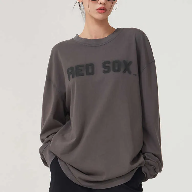 MLB Boston Red Sox T Shirt Unisex Dark Charcoal Gray-2