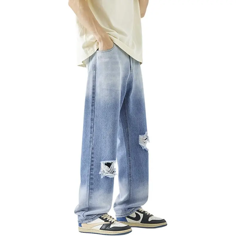 MGXEK Jeans Unisex Blue-1