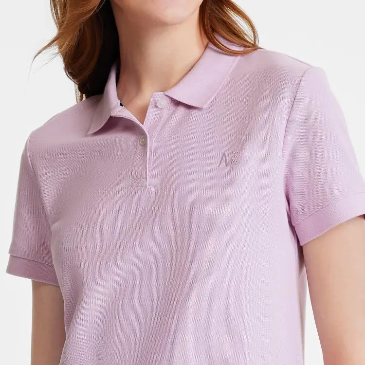AIGLE Polo Shirt Women's Scented Light Pink-4