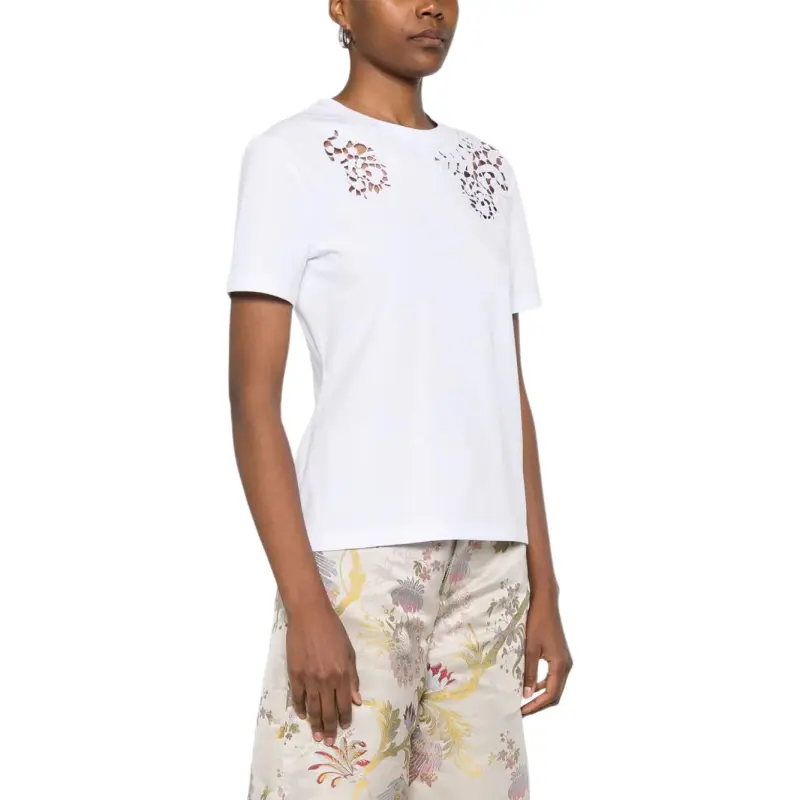 ERMANNO SCERVINO Guipure lace T shirt-3