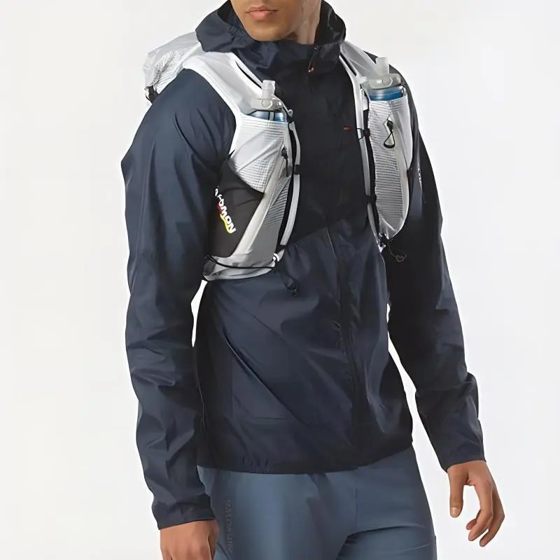 SALOMON Backpack Waterproof Fabric White & Black Men's-3