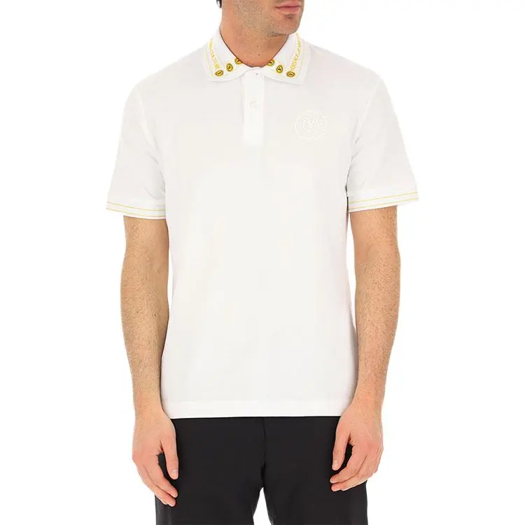 VERSACE JEANS COUTURE Polo Shirts Men White-3