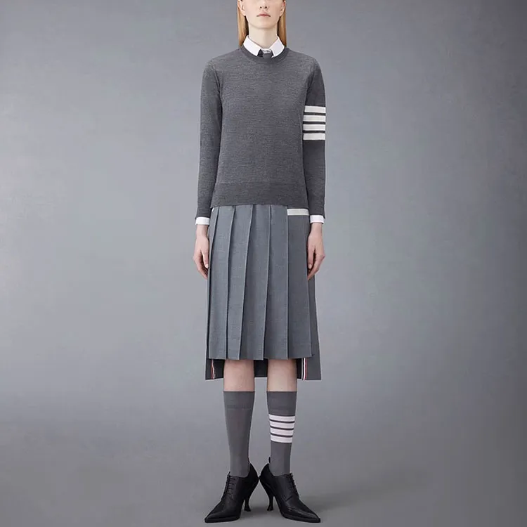 THOM BROWNE 4 Bar Merino Jumper-1