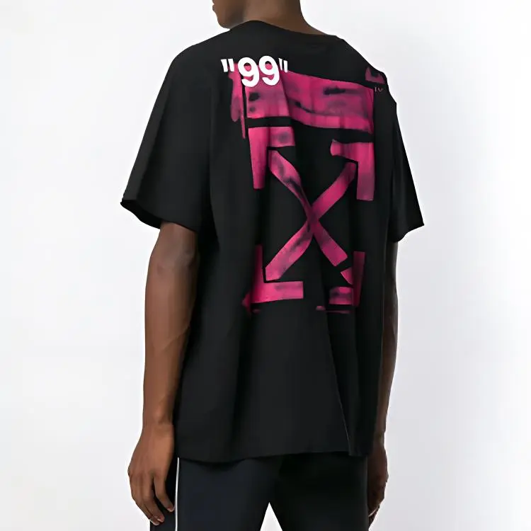 OFF WHITE Stencil S/S Over Tee-2
