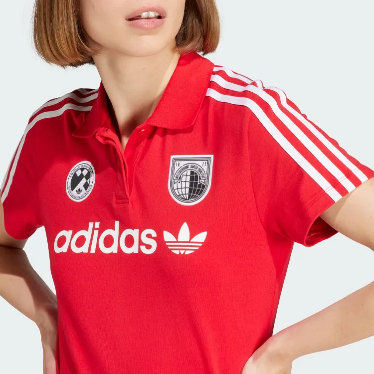 Adidas Originals Short Sleeved Dresses Women's Light Scarlet-5