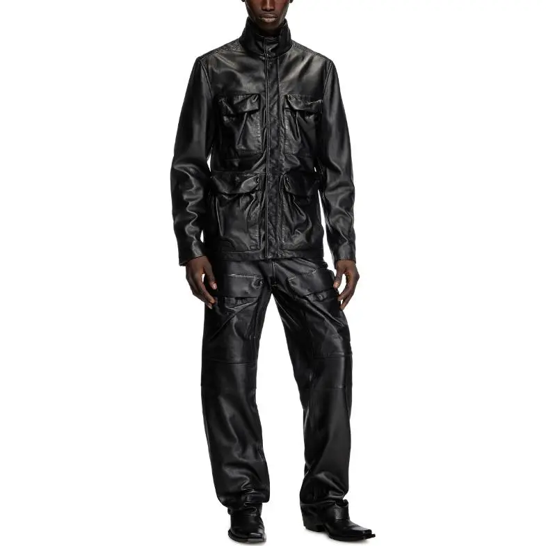DIESEL L Gast Leather Jacket-1