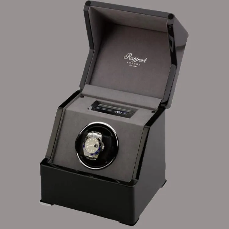 RAPPORT Single Watch Slot Watch Winder Black Unisex-3
