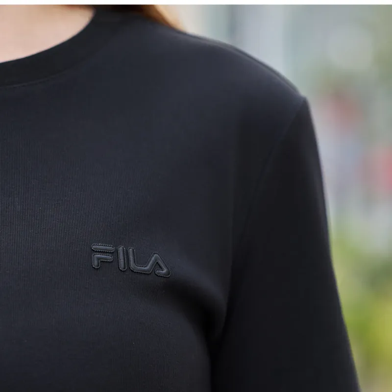 FILA ORIGINALE Short Sleeved Dress Women's Jet Black-4