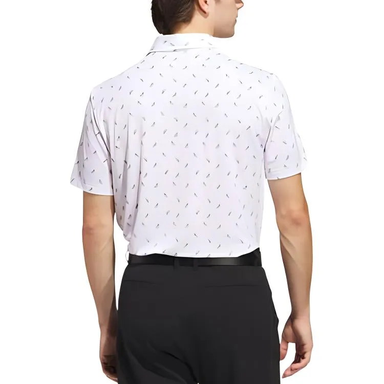 Adidas Free Shipping With AdiClub Ultimate365 Printed Mesh Polo Shirt-2