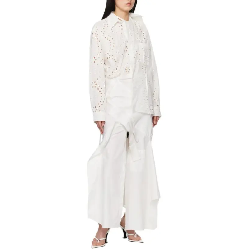 Ottolinger Long Sleeved Dress Women's White-2