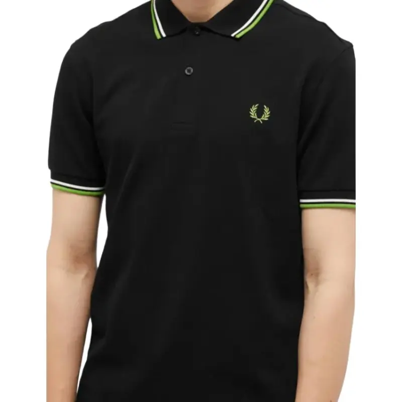 FRED PERRY Polo Shirt Men's Black-4
