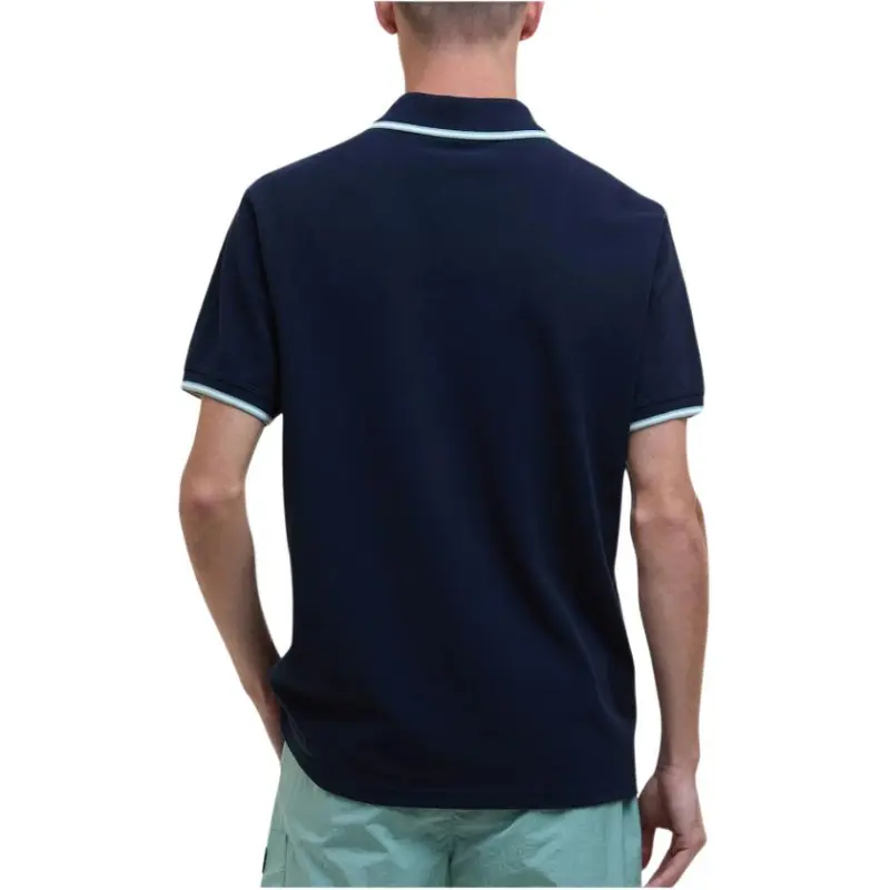 BARBOUR Polo Shirt Men's Marine Blue-1