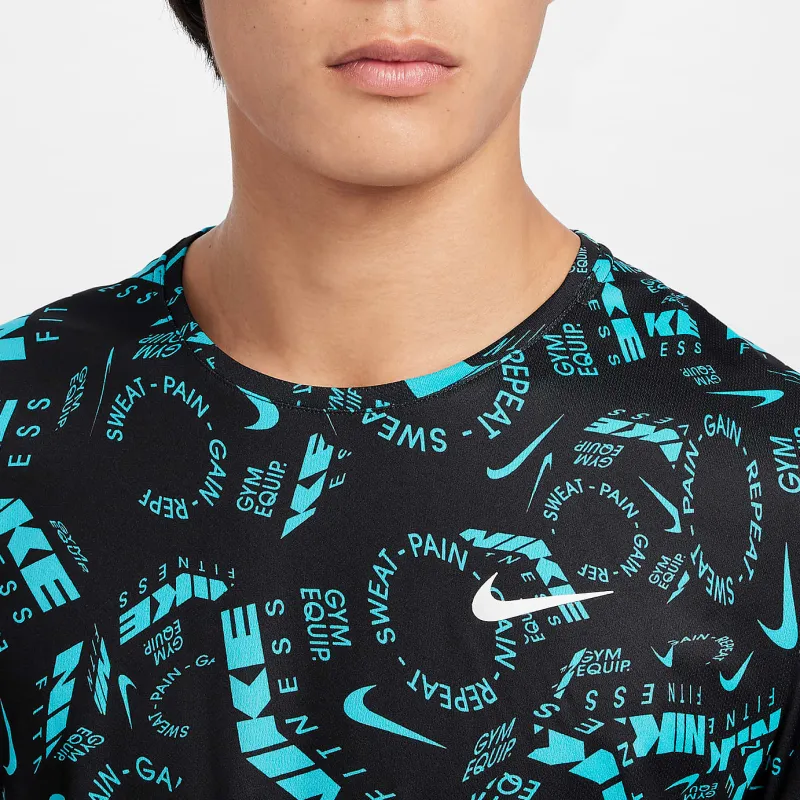 Nike Dri FitMILER T Shirt Men's Blue-3