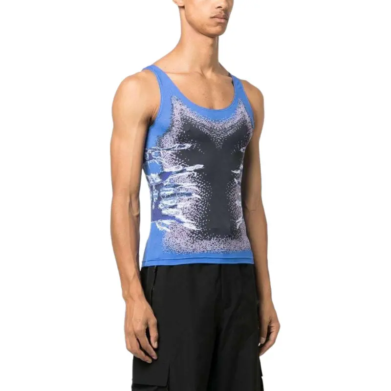 Y/Project Whisker Printed Sleeveless Tank Top-1