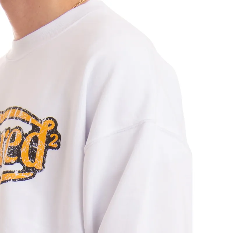 DSQUARED 2 Logo Printed Crewneck Sweatshirt-5