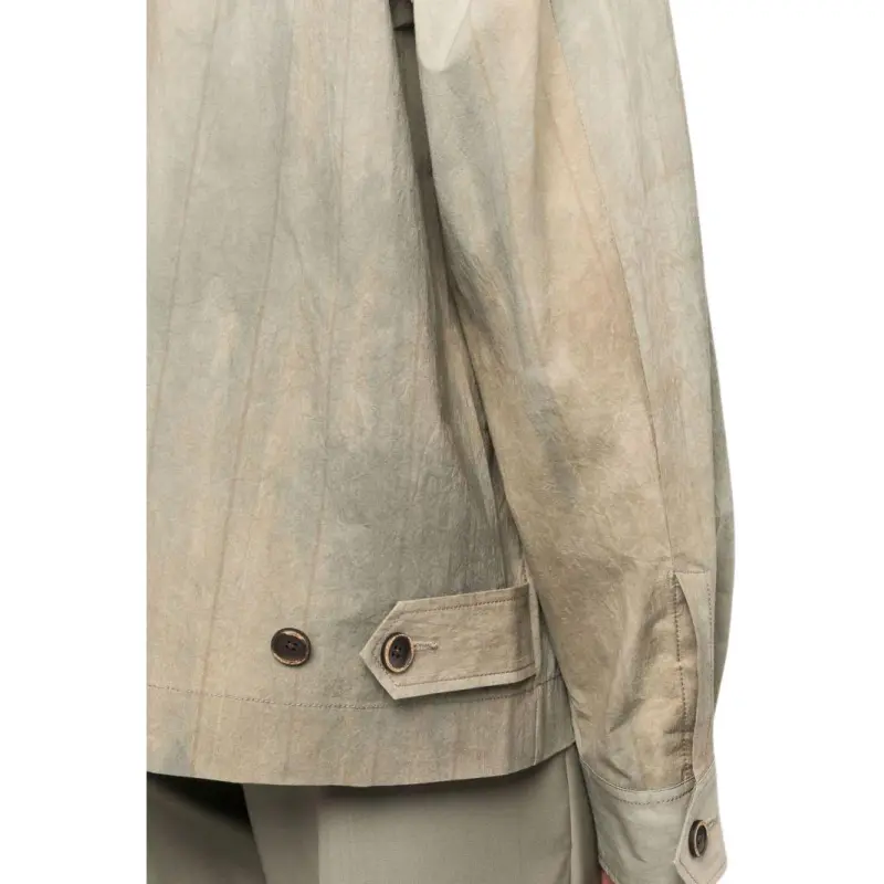 UMA WANG Long Sleeved Buttoned Shirt-4