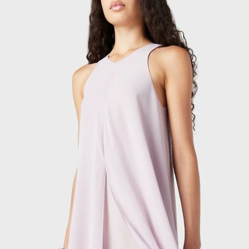 EMPORIO ARMANI SS23 Sleeveless Dress Women's Purple-5