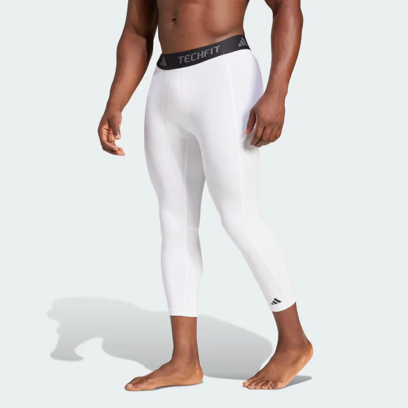 Adidas Free Shipping With AdiClub Techfit Compression Training 3/4 Tights-1