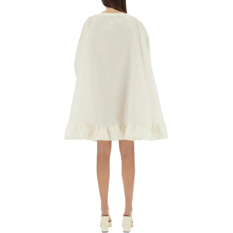 Patou Tie neck Ruffled Minidress-1