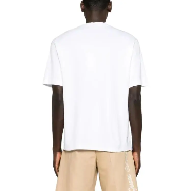 Drôle De Monsieur Slogan Printed Crewneck T Shirt-4